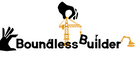 Logo of 'Boundless Builder' with construction-related icons on a white background