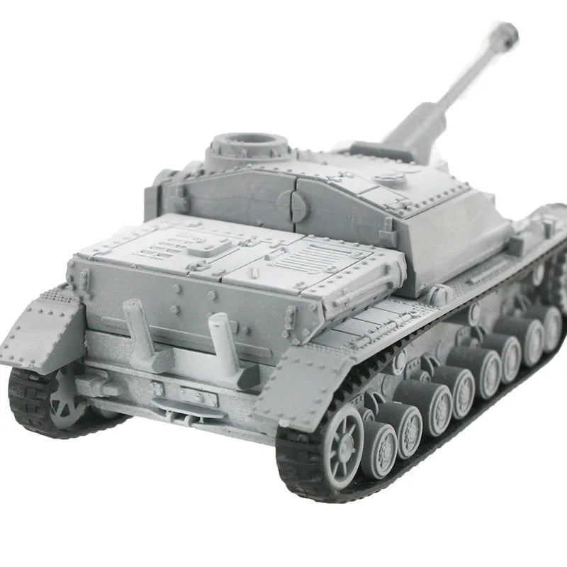 Model tank on a white background
