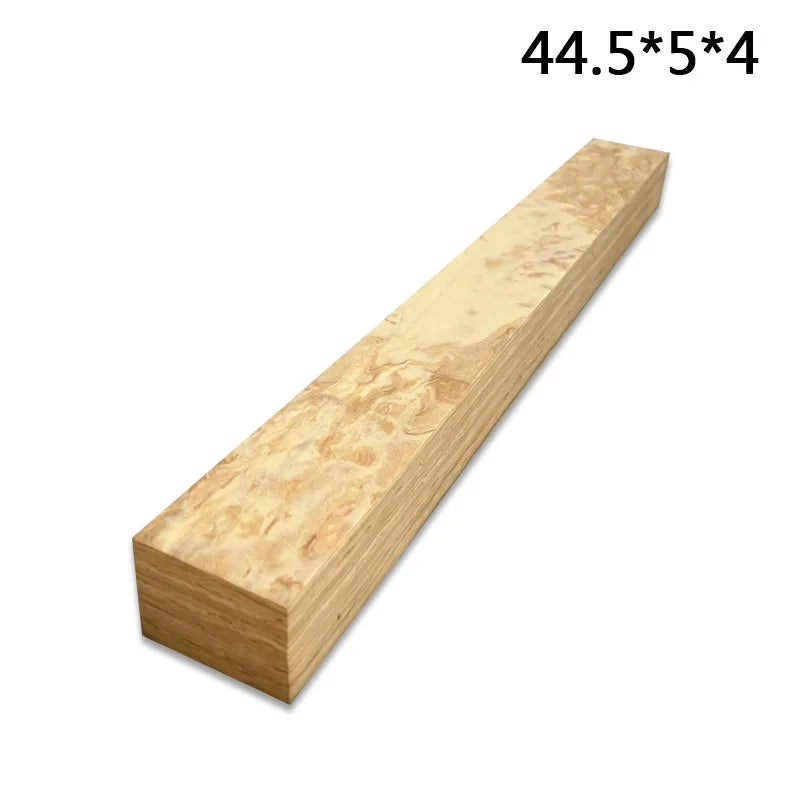 Wooden board with dimensions 44.5*5*4 on a white background