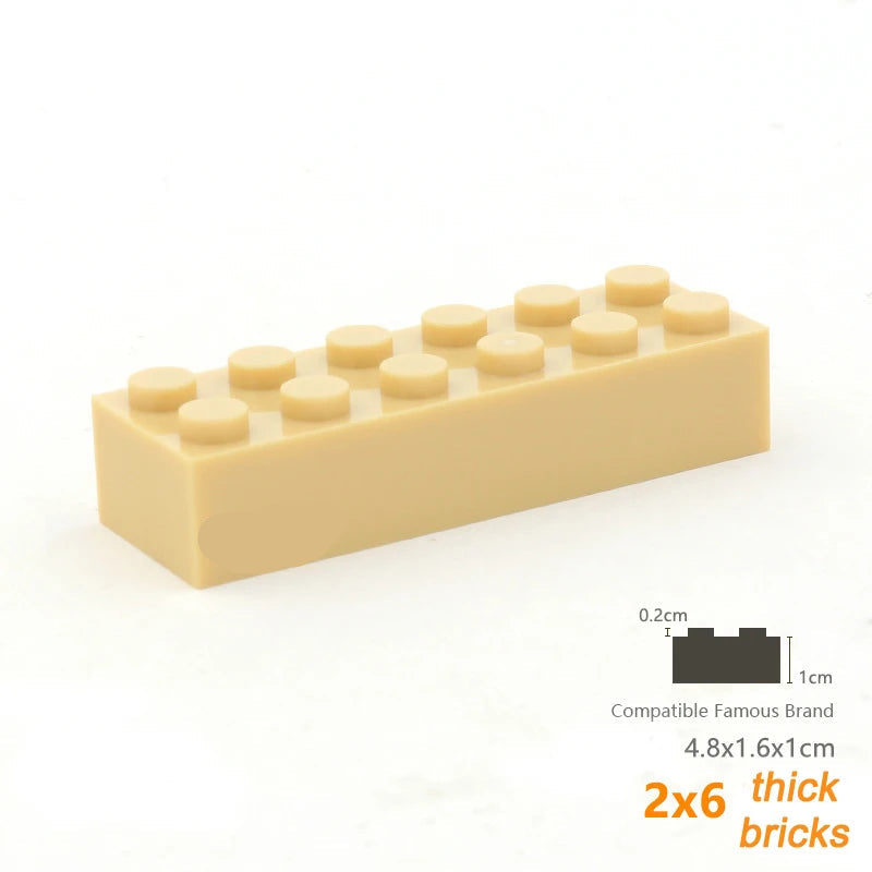 Bulk Brick Sets 200 Count 2x6