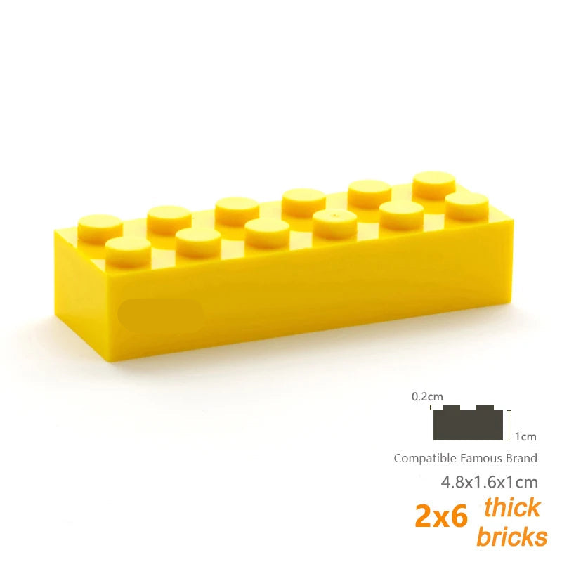 Bulk Brick Sets 200 Count 2x6