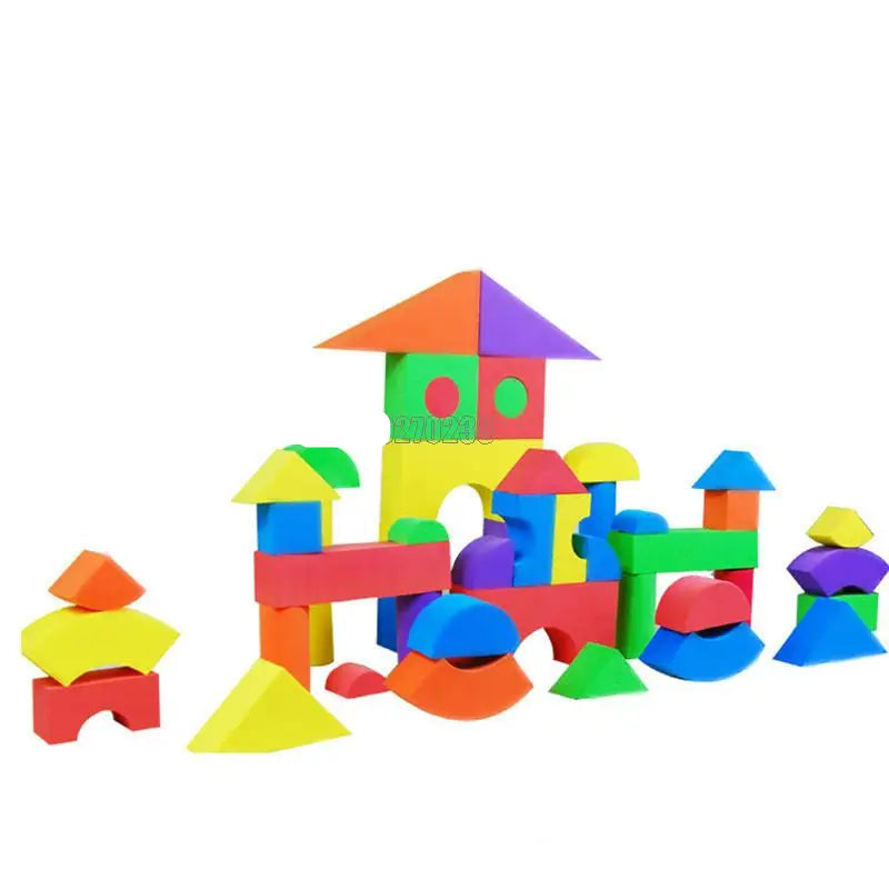 Educational Building Blocks Soft Foam 50 Pieces