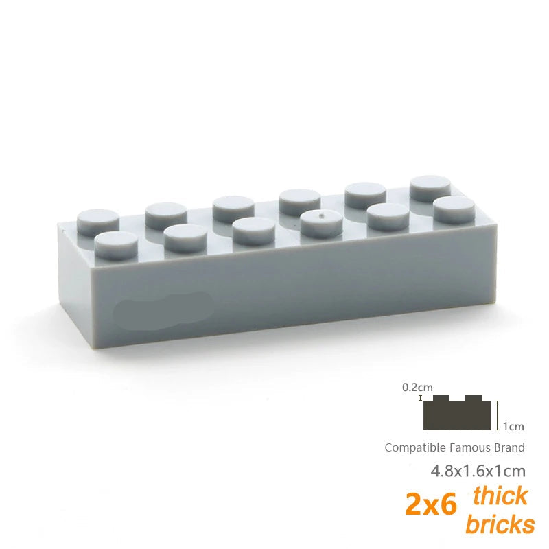Bulk Brick Sets 200 Count 2x6