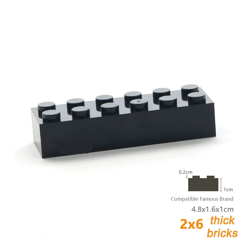 Bulk Brick Sets 200 Count 2x6