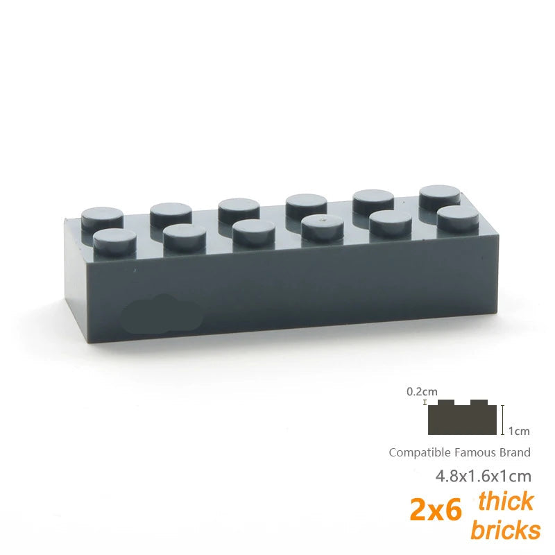 Bulk Brick Sets 200 Count 2x6