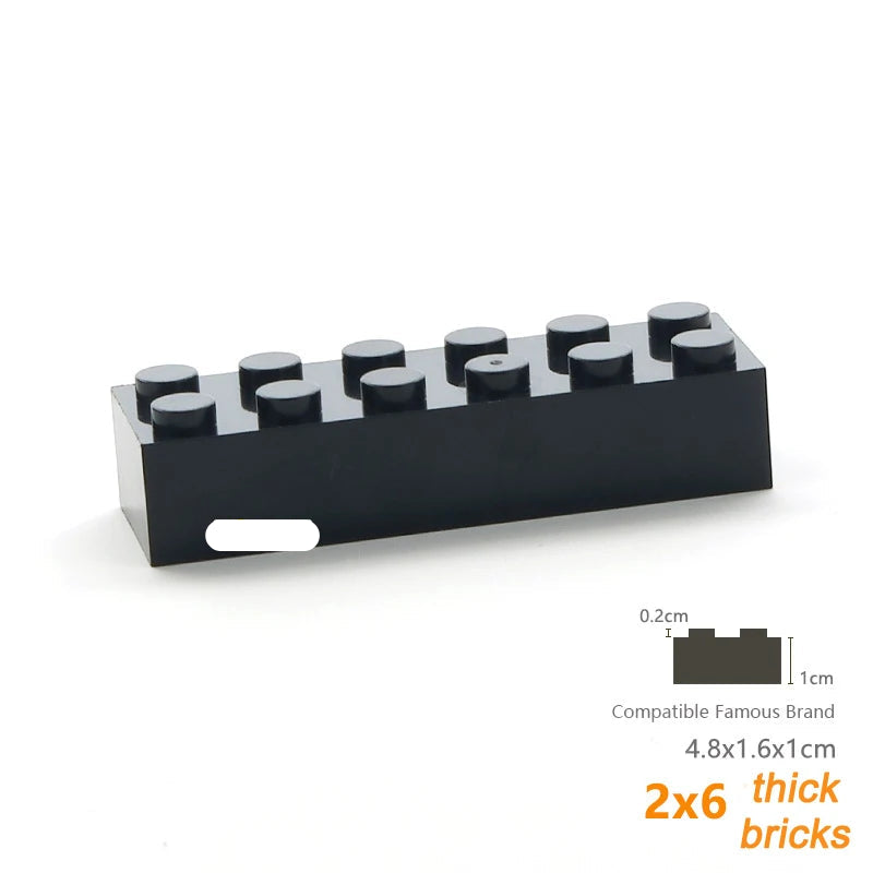 Bulk Brick Sets 200 Count 2x6
