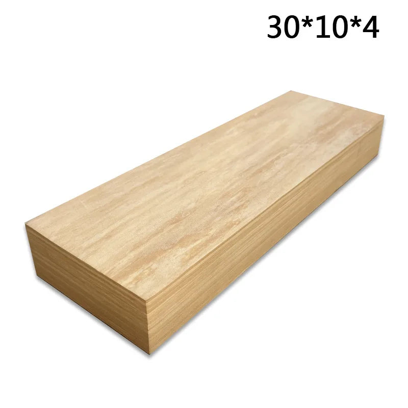 Wooden board with dimensions 30*10*4 on a white background