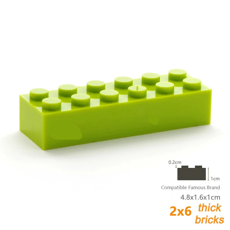Bulk Brick Sets 200 Count 2x6