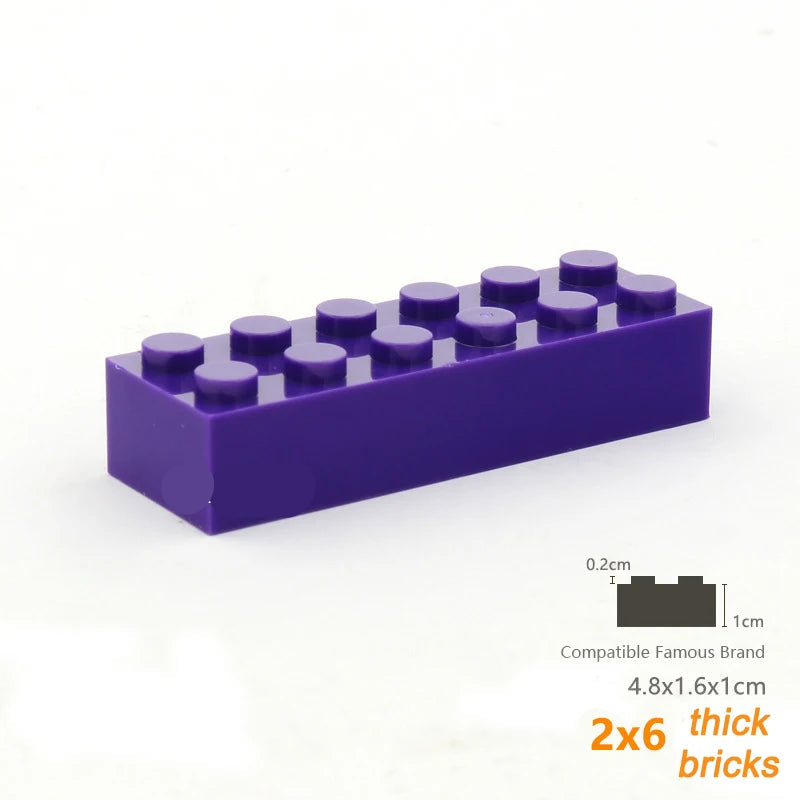 Bulk Brick Sets 200 Count 2x6