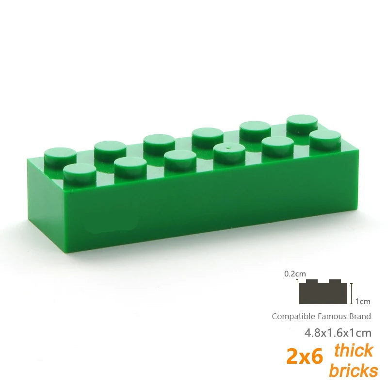 Bulk Brick Sets 200 Count 2x6