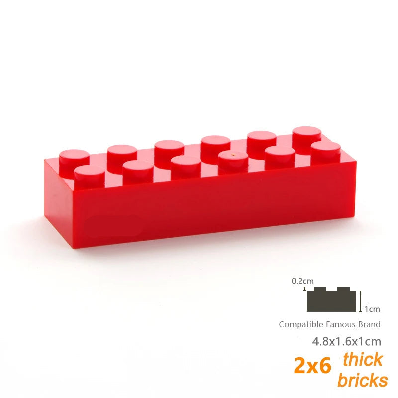 Bulk Brick Sets 200 Count 2x6