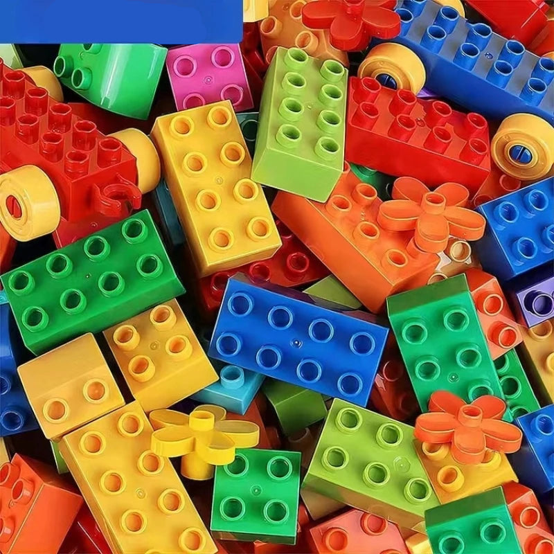Colorful building blocks with '80PCS' text at the top.