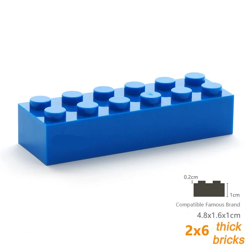 Bulk Brick Sets 200 Count 2x6