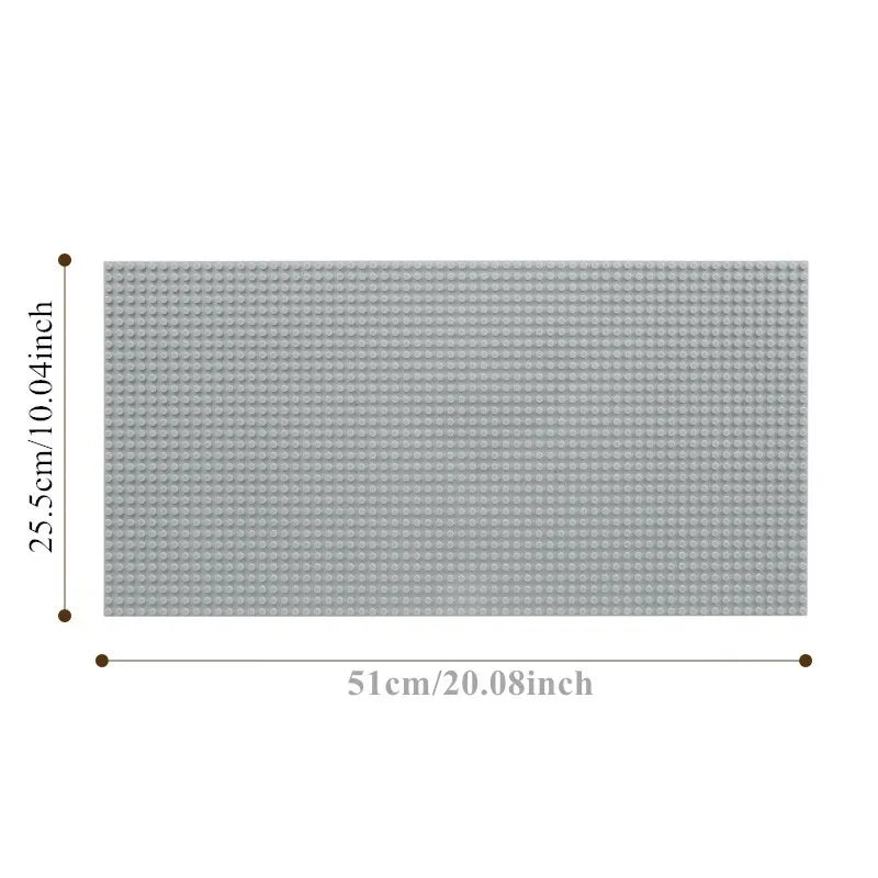 Rectangular gray mat with dimensions labeled on a white background