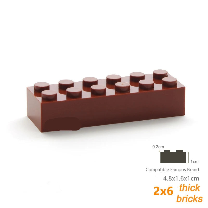 Bulk Brick Sets 200 Count 2x6