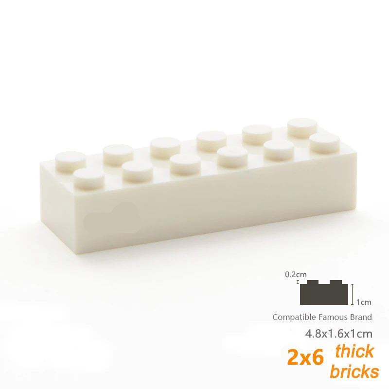 Bulk Brick Sets 200 Count 2x6