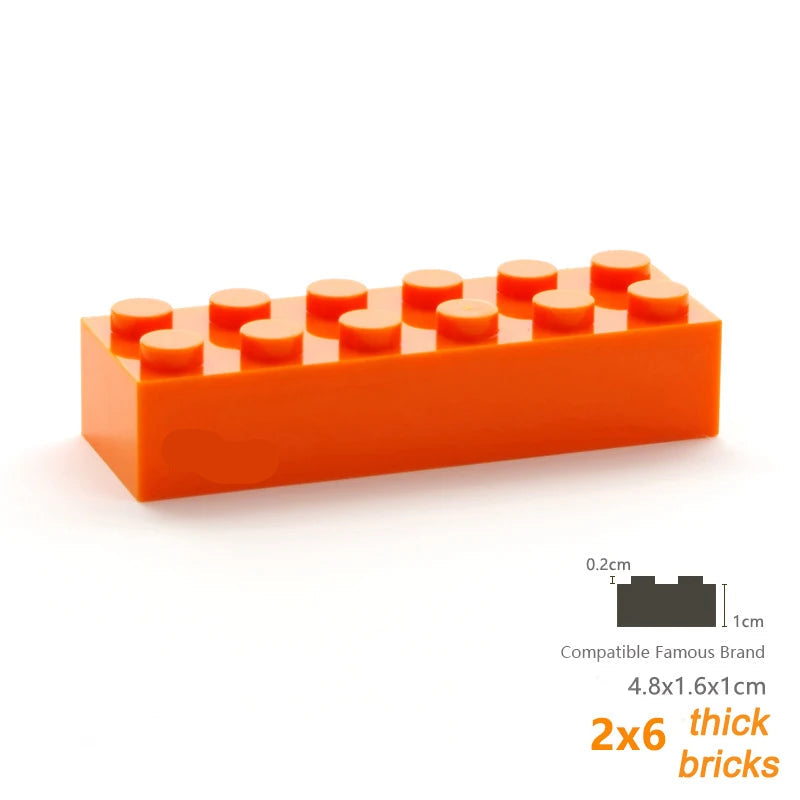 Bulk Brick Sets 200 Count 2x6